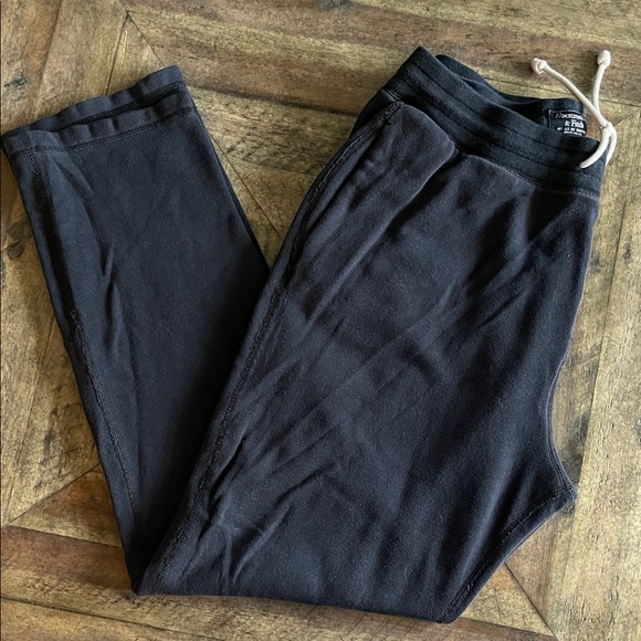 Abercrombie & Fitch Navy Sweatpants Straight Leg Size Large - Picture 2 of 5